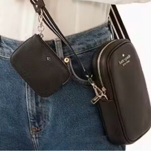 Kate Spade Rosie Pebbled Leather Black Crossbody NWT